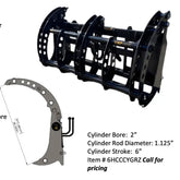 Grapple Compact Root Rake Grappe (Tractor Loader up to 50-75hp) Construction Attachments