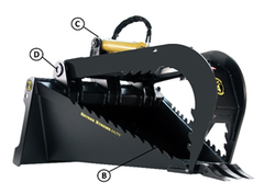 Grapple Stump Buckets