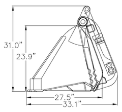 4-N-1 Multi Purpose Bucket Xtreme Duty High Capacity