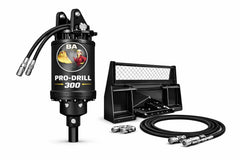 BA Pro-Drill™ 300 Auger Drive Kit | 15–30 GPM | 2” Hex | Skid Steer Post Hole Digger Attachment | Complete System Bad Ass Attachments
