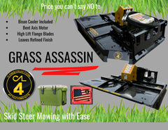 Skid Steer Grass Assassin- Mower