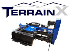 48” Skid Steer Power Rake – Terrain X Series- MT Bobcat Hitch MTW