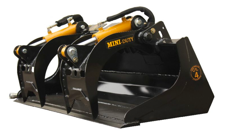 MINI Skid Steer Grapple Bucket