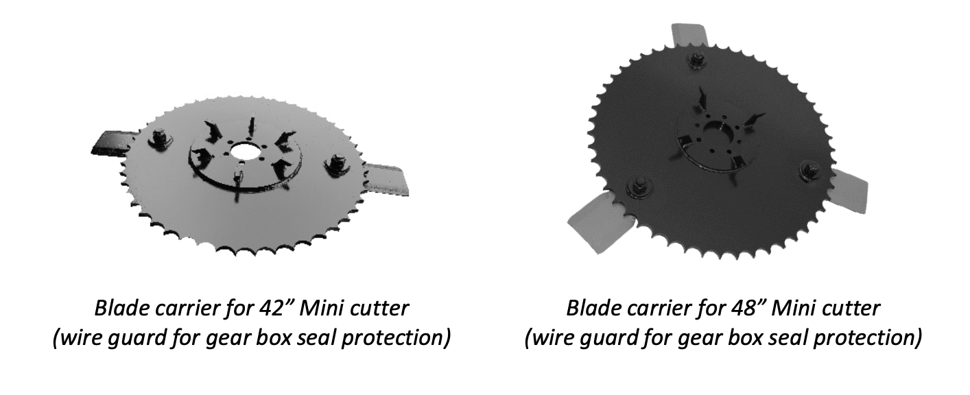 HYDRAULIC ROTARY BRUSH CUTTER FOR MINI SKID STEERS (10-18 GPM)