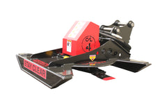 Brush Cutter 48" Mini Excavator  Pin-On Hitch with Pins and Locking Collars
