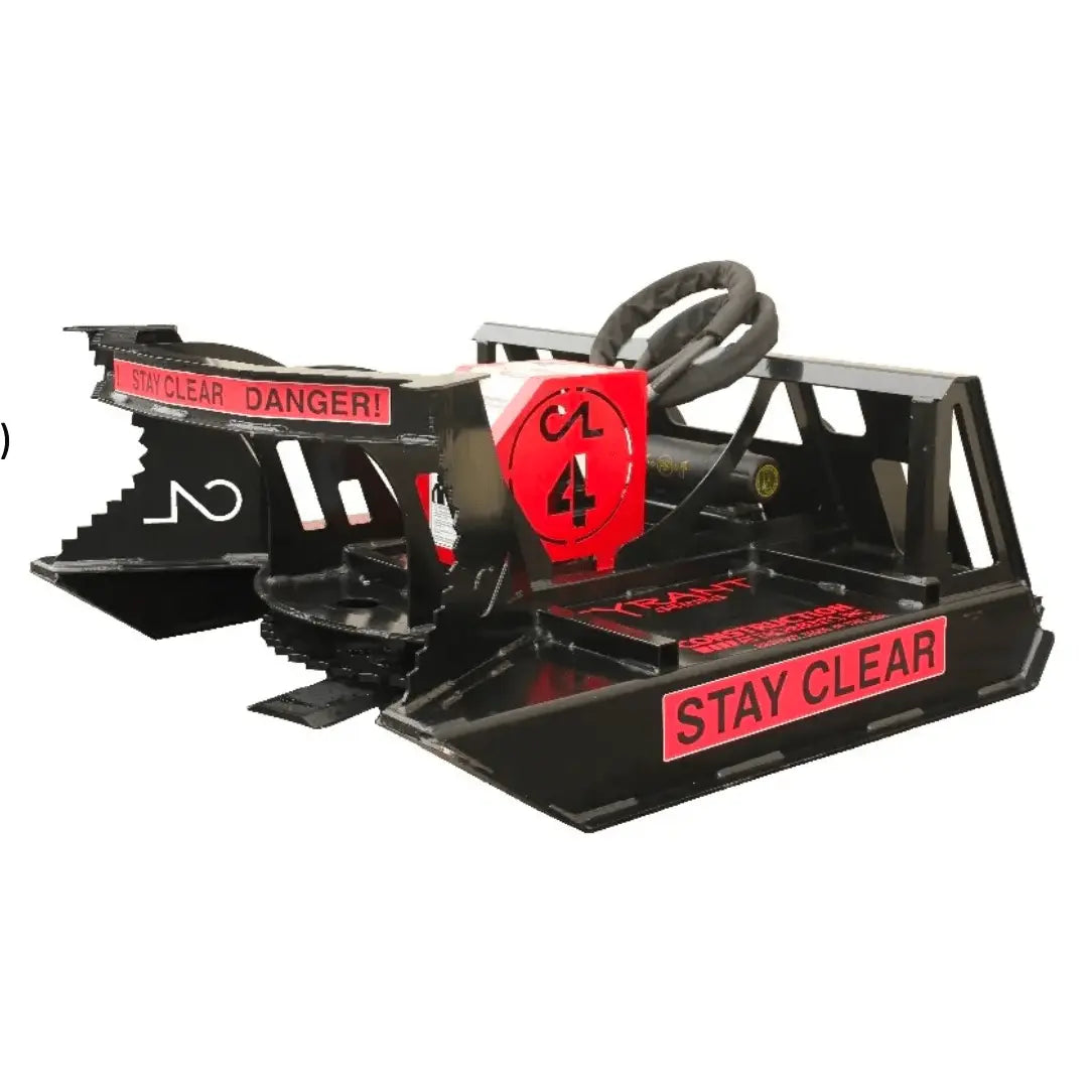 HYDRAULIC ROTARY BRUSH CUTTER FOR MINI SKID STEERS (10-18 GPM) Construction Attachments