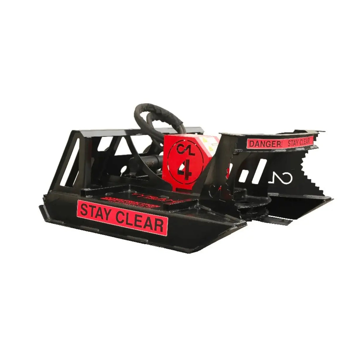 HYDRAULIC ROTARY BRUSH CUTTER FOR MINI SKID STEERS (10-18 GPM) Construction Attachments