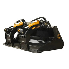 MINI Skid Steer Grapple Bucket Construction Attachments