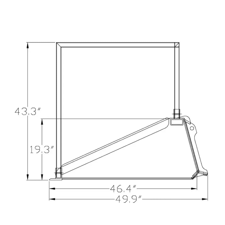 XTREME DUTY NURSERY BUCKET with Removable Top Guard Construction Attachments