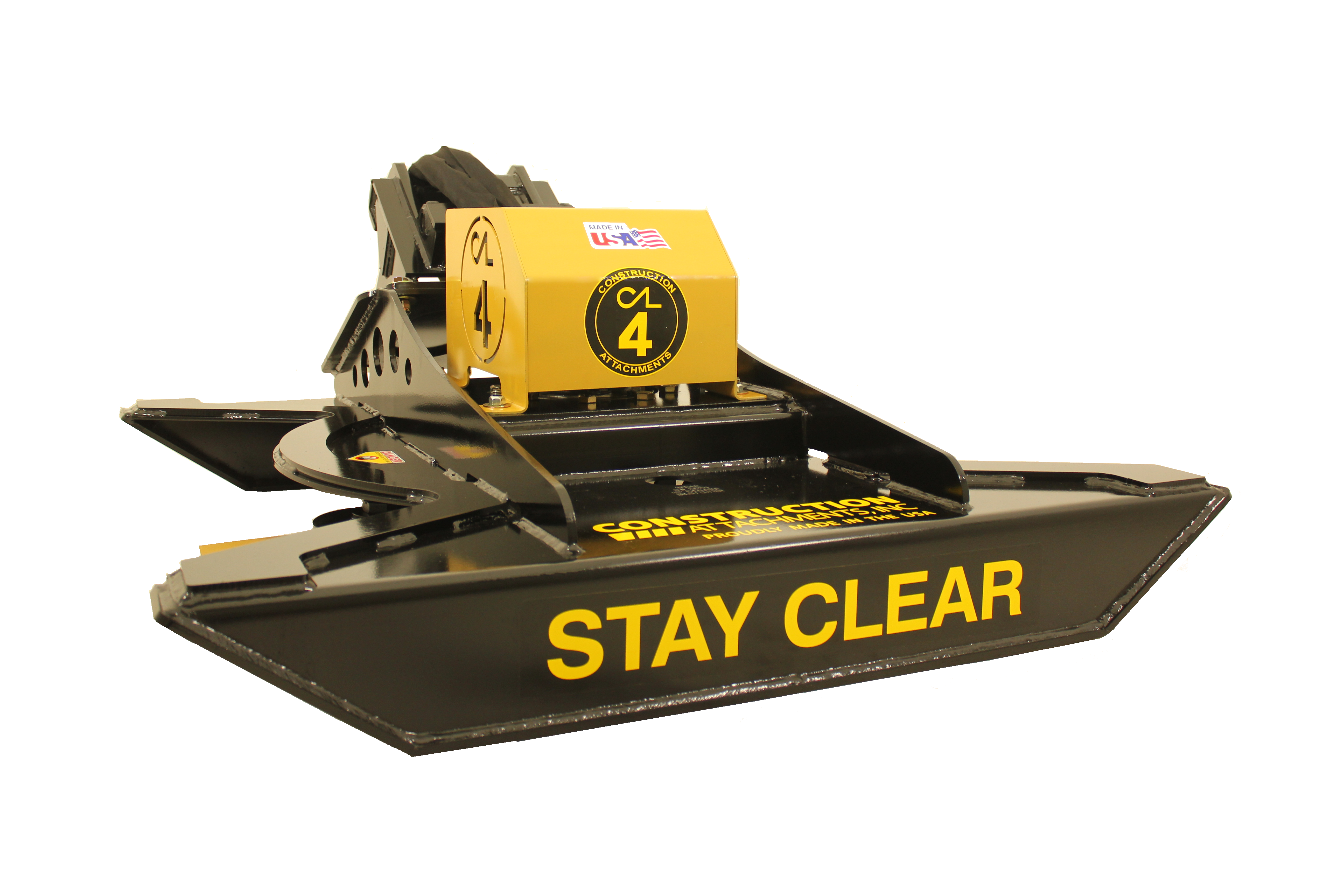 Brush Cutter 42" Mini Excavator  Pin-On Hitch with Pins and Locking Collars