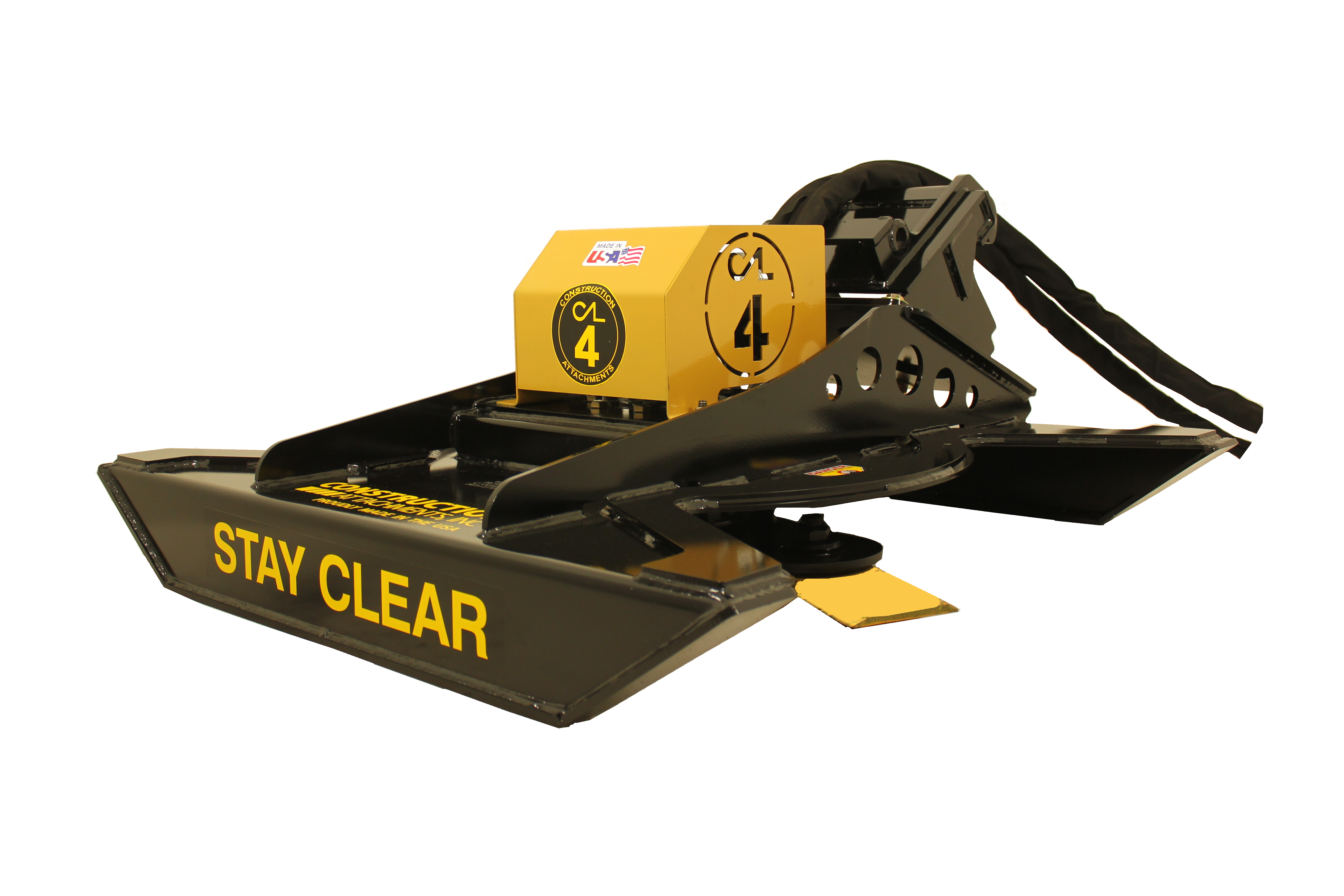 Brush Cutter 42" Mini Excavator  Pin-On Hitch with Pins and Locking Collars