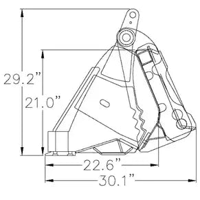 4-N-1 Bucket Multi Purpose Bucket Xtreme Duty Low Capacity Construction Attachments