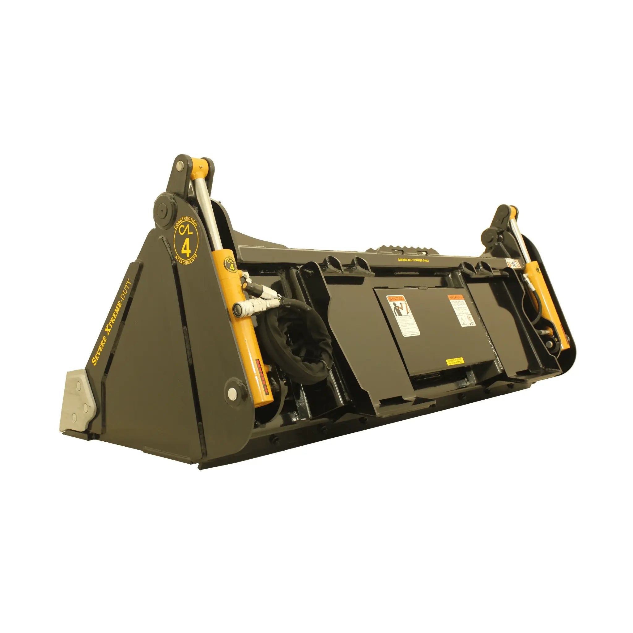 4-N-1 Multi Purpose Bucket Severe Xtreme Duty 67"-76" Construction Attachments