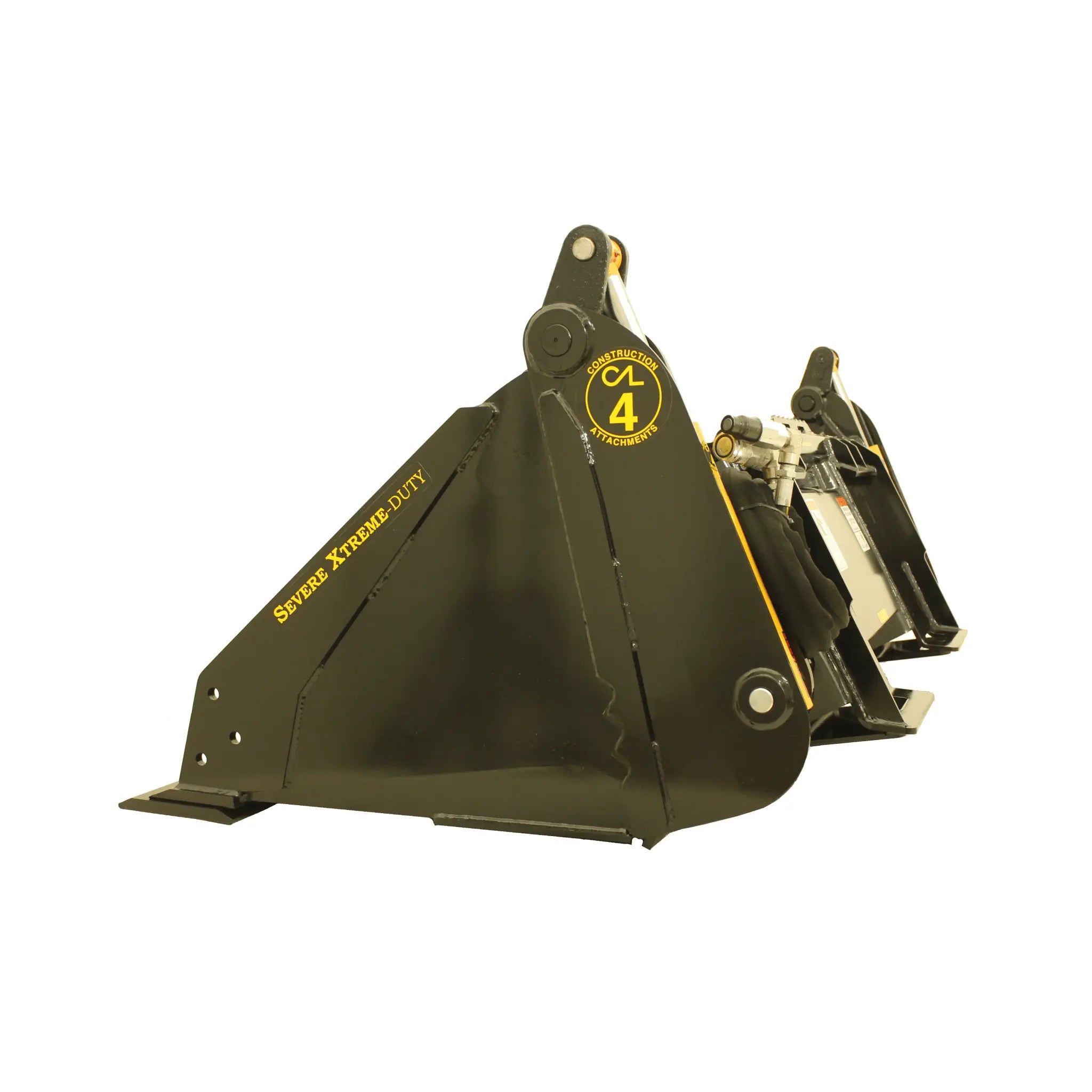 4-N-1 Multi Purpose Bucket Severe Xtreme Duty Extended Bottom67"-73" Construction Attachments