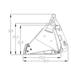 4-N-1 Multi Purpose Bucket Ultra Duty Construction Attachments