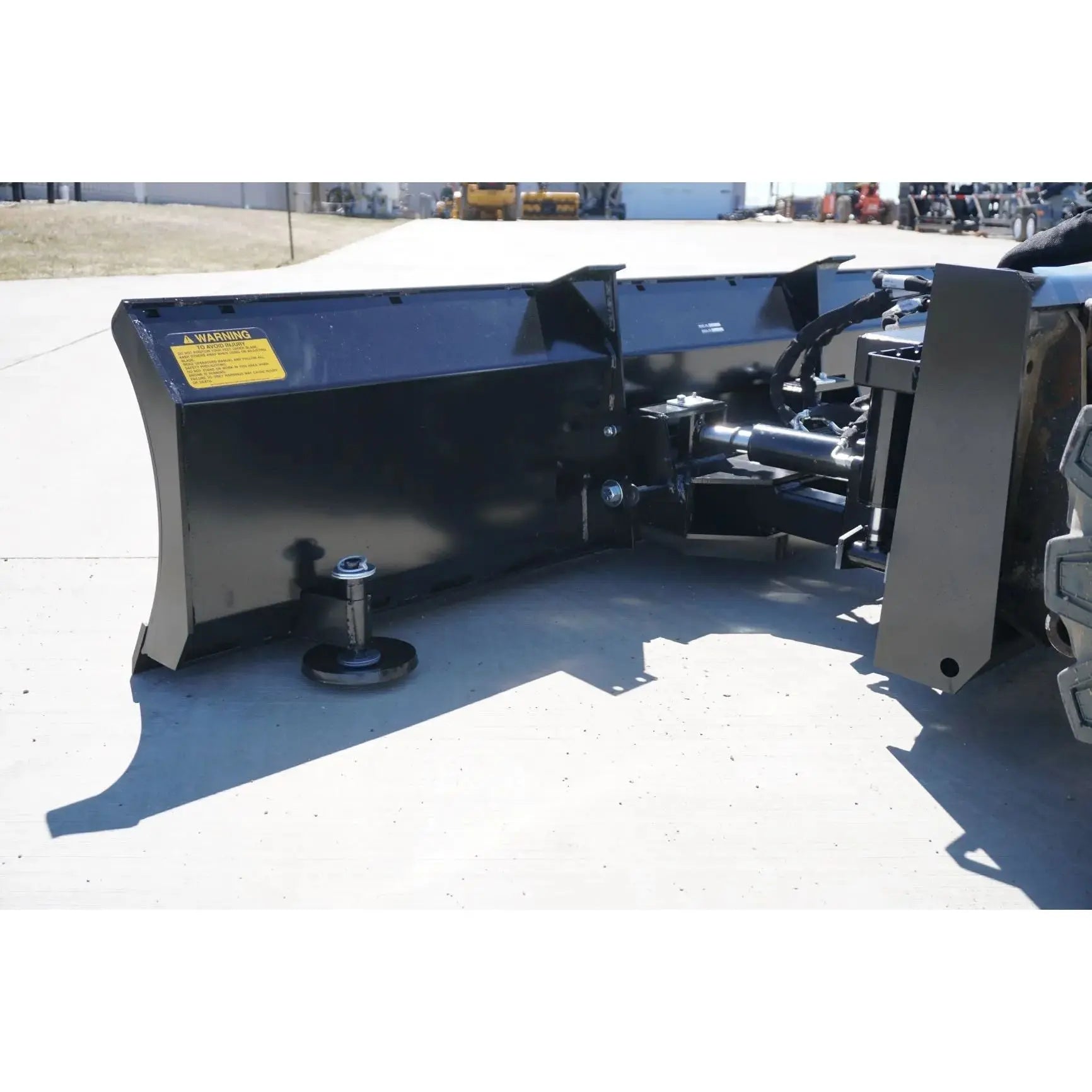 6 Way Skid Steer Extreme Duty Boxed Frame Dozer Blades Hitch Doc
