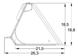 General Purpose Bucket Mini Skid Standard Bottom