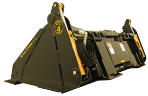 4-N-1 Multi Purpose Bucket Severe Xtreme Duty Extended Bottom 76"-84"