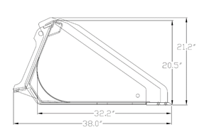 General Purpose Bucket Xtreme Duty Extended Bottom Low Profile