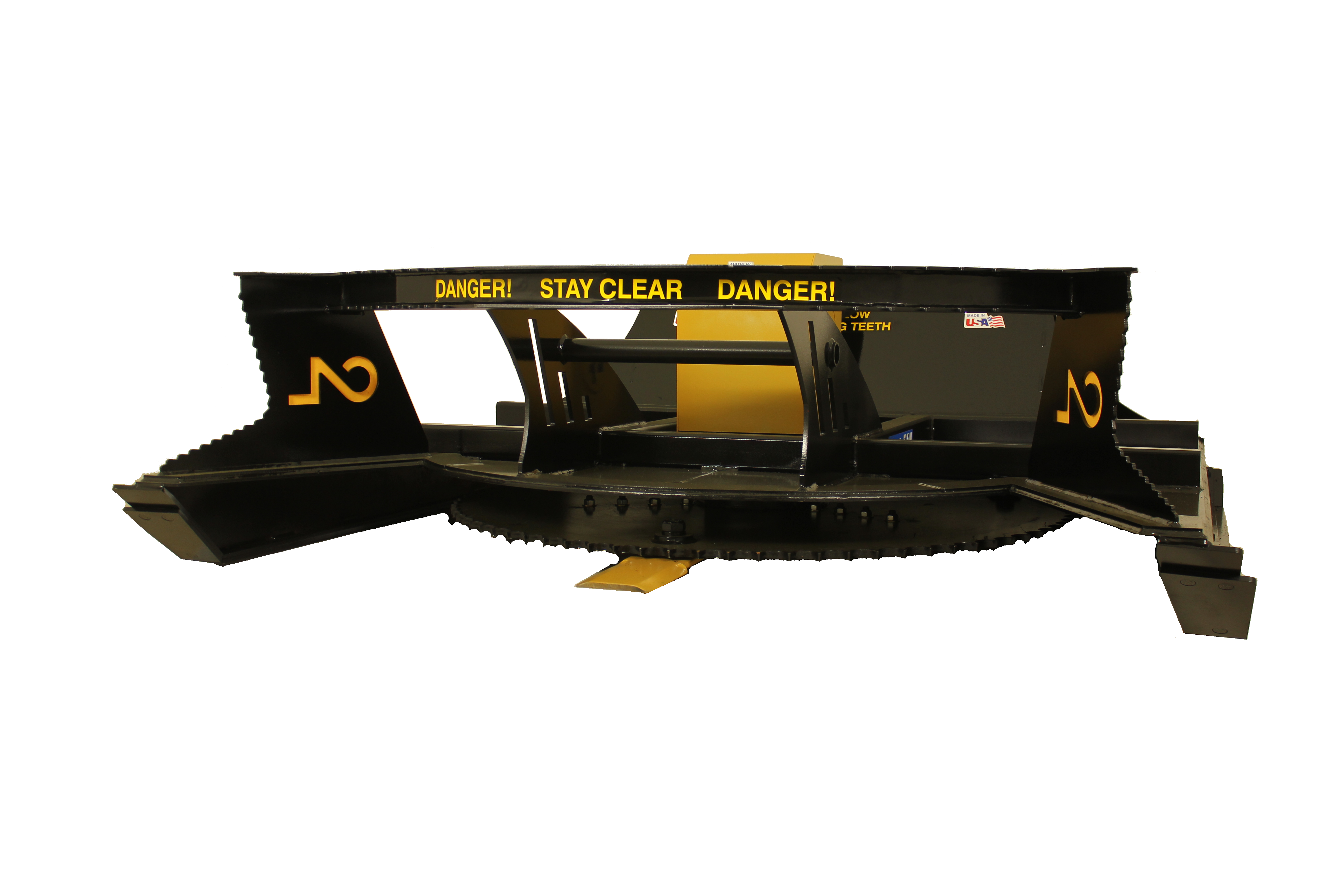 Brush Cutter 72" Skid Steer High Flow with Teeth