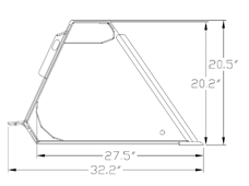 General Purpose Bucket Mini Skid Steer High Capacity