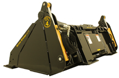 4-N-1 Multi Purpose Bucket Severe Xtreme Duty Extended Bottom 76"-84"
