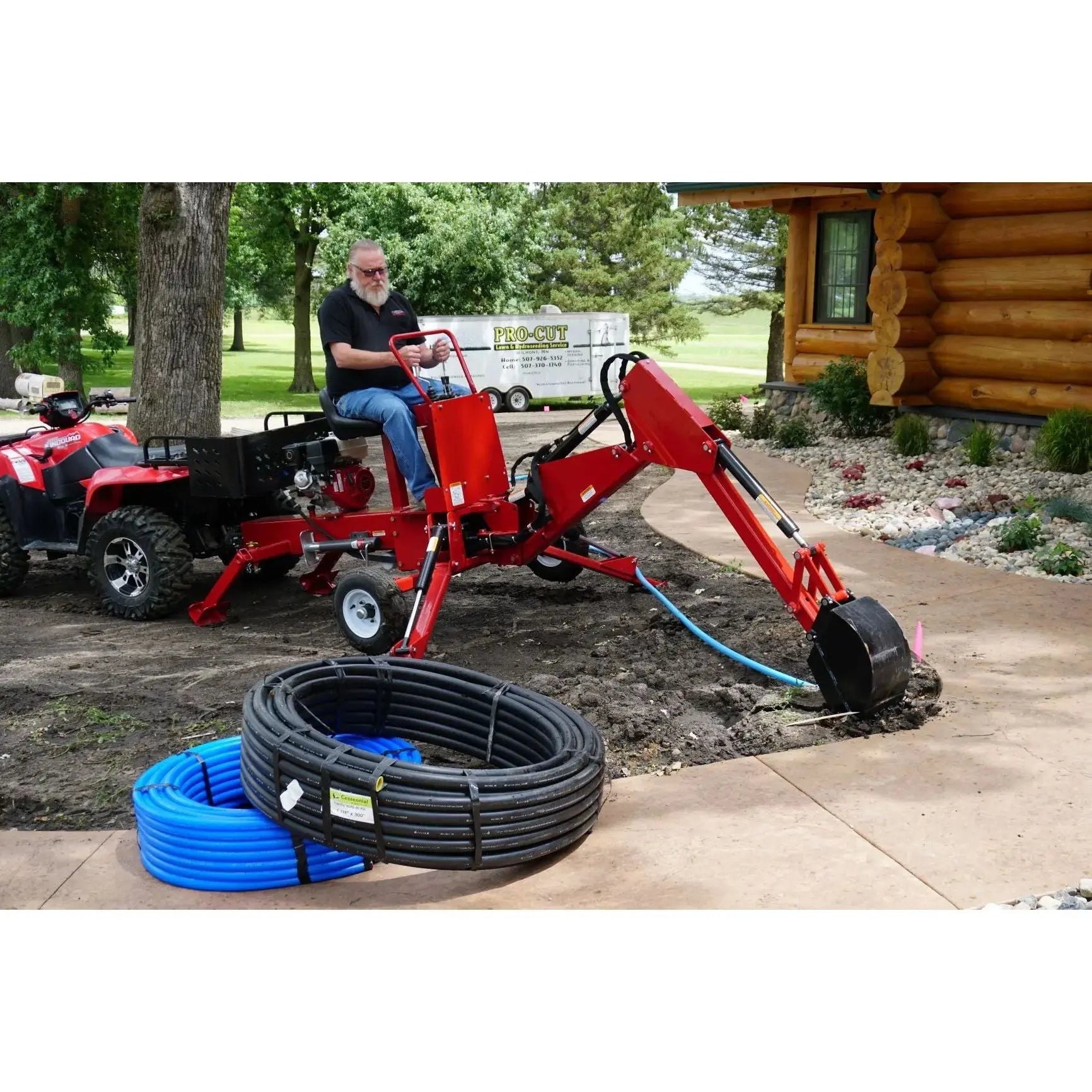 DirtMaster - Self Contained Towable Backhoe KW55-32710 Hitch Doc