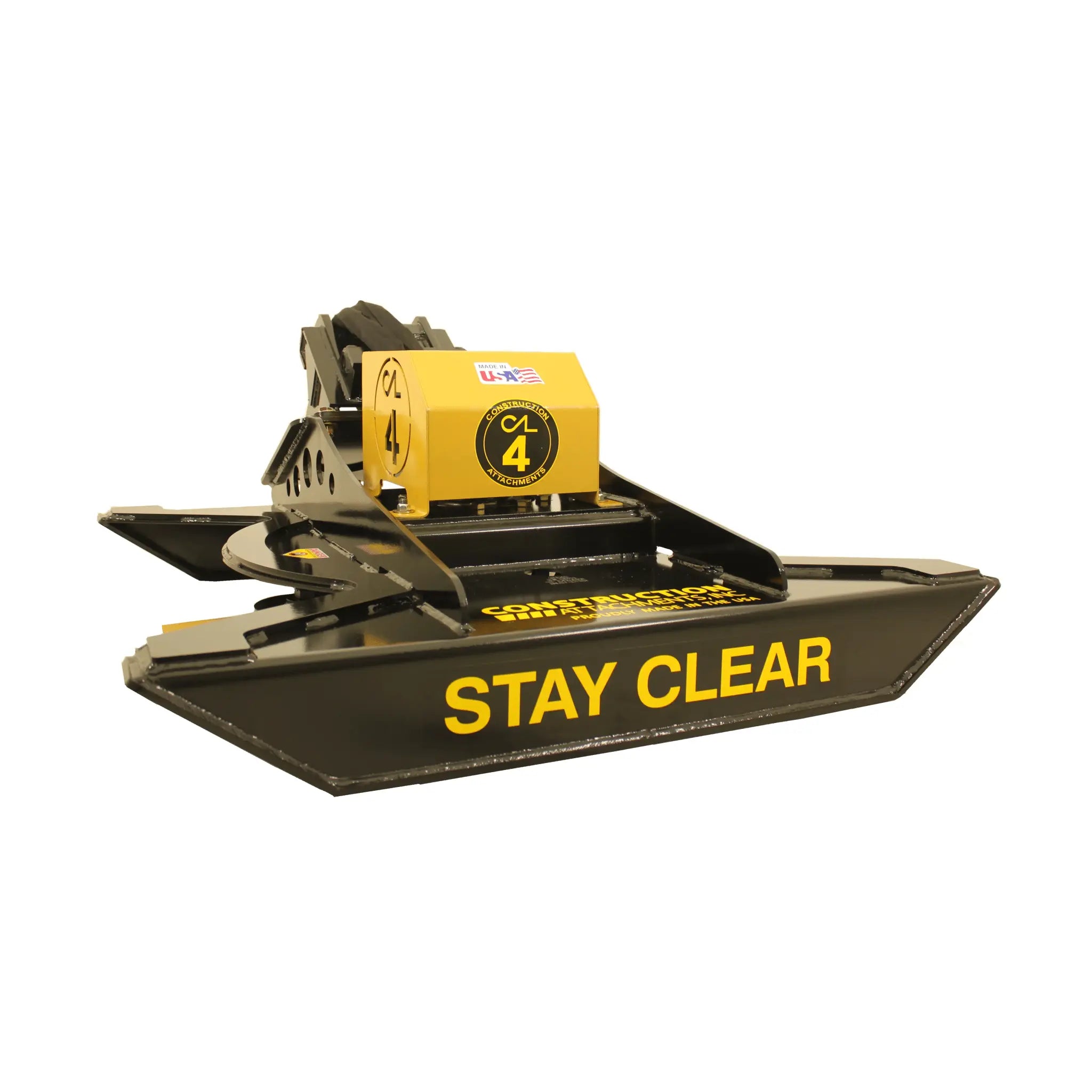 Excavator Brush Cutter 42" Mini Excavator Pin-On Hitch with Pins and Locking Collars Construction Attachments