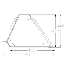 General Purpose Bucket Mini Skid Steer High Capacity Construction Attachments