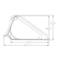 General Purpose Bucket Xtreme Duty Extended Bottom Low Profile Construction Attachments