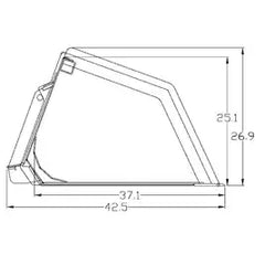 General Purpose Bucket Xtreme Duty High Capacity Scrap, Mulch, Snow Construction Attachments
