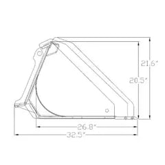 General Purpose Bucket Xtreme Duty Standard Bottom Low Profile Construction Attachments