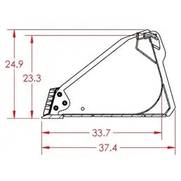 General Purpose Buckets Ultra Duty Construction Attachments