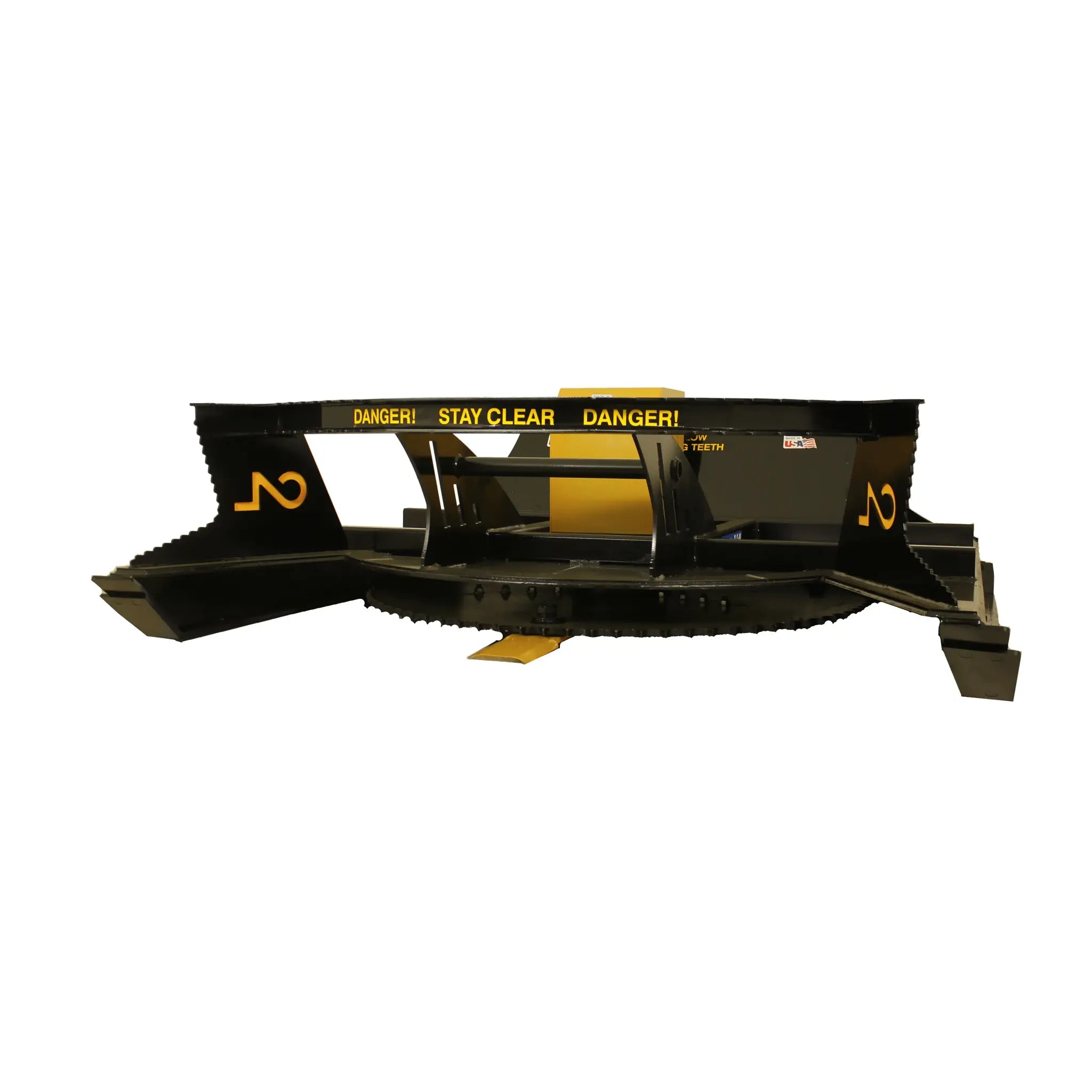 Skid Steer Brush Cutter 72" Skid Steer Standard Flow with Teeth Construction Attachments