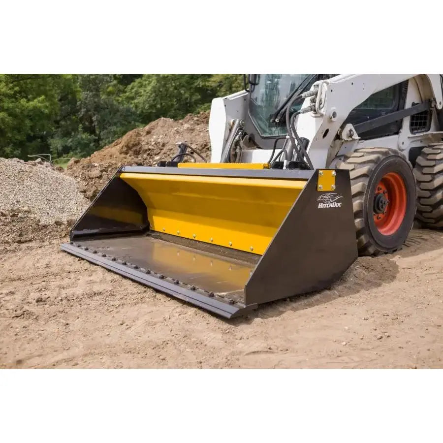 Skid Steer Push Off Ejector Buckets Hitch Doc