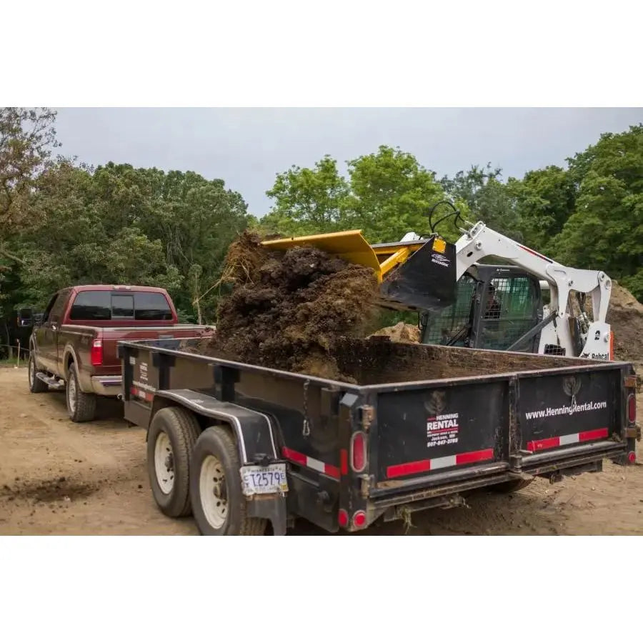Skid Steer Push Off Ejector Buckets Hitch Doc